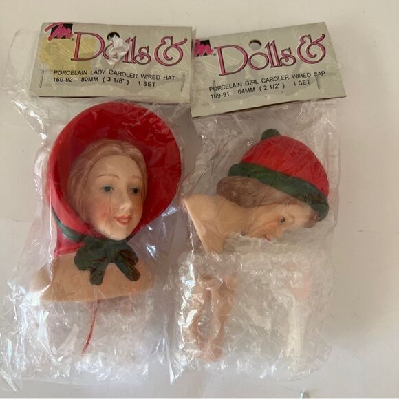 Lot of 8 Vintage Mangelsen’s Porcelain Doll Heads New - Picture 3 of 7